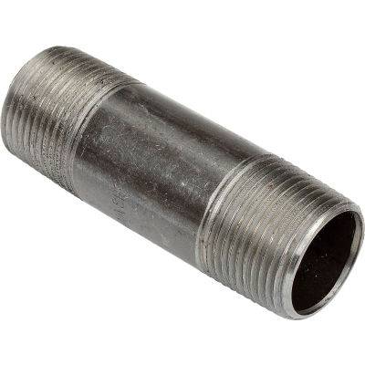 3/4 In. X 3 In. Black Steel Pipe Nipple 150 PSI Lead Free