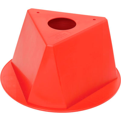 Inventory Control Cone, 3 Sided - Red