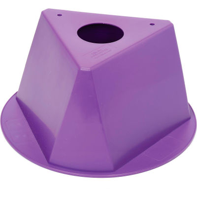 Inventory Control Cone, 3 Sided - Purple