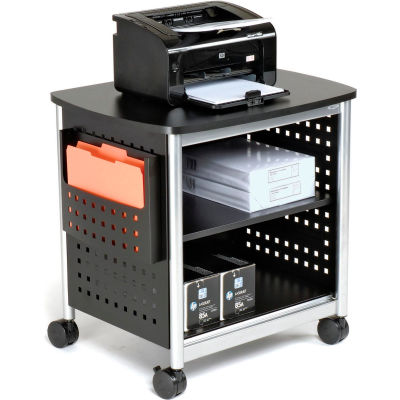 Safco® Products 1856BL Scoot Desk-Side Printer Stand