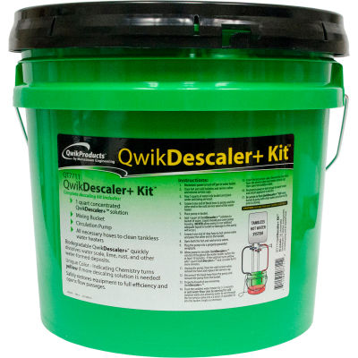 QwikDescaler+Kit™ Descaler Solution QT7711 - 1 Quart, Circ. Pump, Mixing Container, Hoses