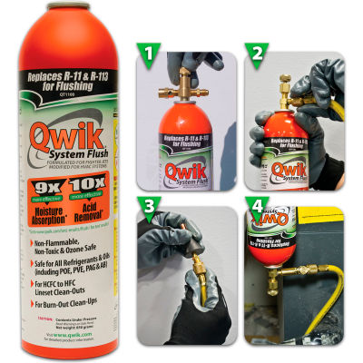 Qwik System Flush® Orange QT1100 - 2 Lb. Aerosol Container