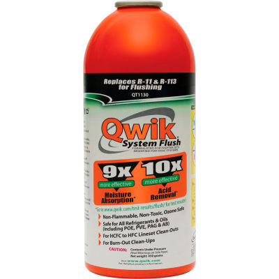 Qwik System Flush® Orange QT1130 - 1 Lb. Aerosol Container
