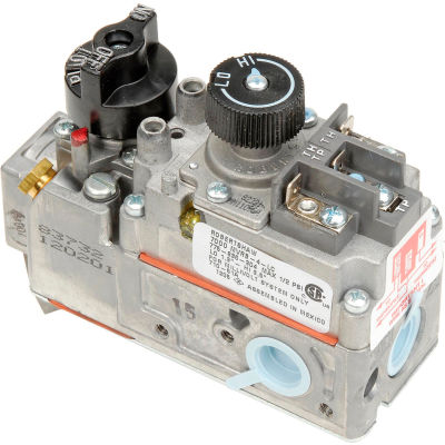Gas Heating Valve - 1/2" Inlet, Hi-Lo Pressure Regulator 1.7" - 3.5" Nat.