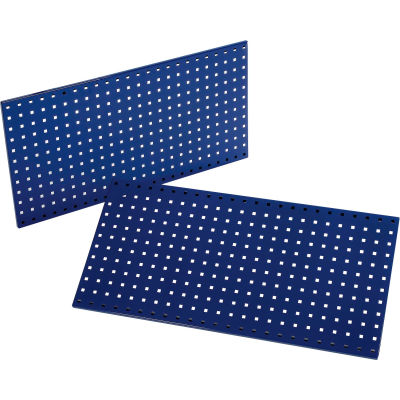 Kennedy Manufacturing - VTC Series - 50002UGY - 2 Panel Square Hole Toolboard Set 36"H x 18"W - Gray