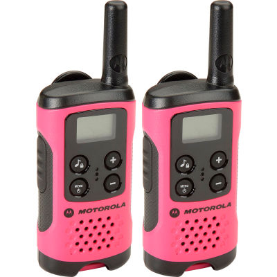 Motorola Talkabout® T107 Two-Way Radios, Neon Pink - 2 Pack | B2158774 ...