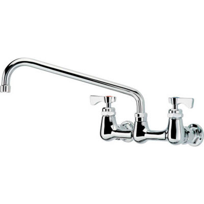 Krowne 14-806L - Royal Series 8" Center Wall Mount Faucet, 6" Spout