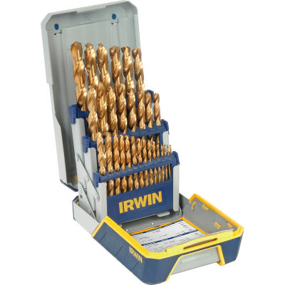 29 Pc. Drill Bit Industrial Set Case, Tin Coated