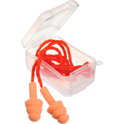 3M™UltraFit™ Silicone Earplugs, Corded, 340-3002, 80 Pairs/Box