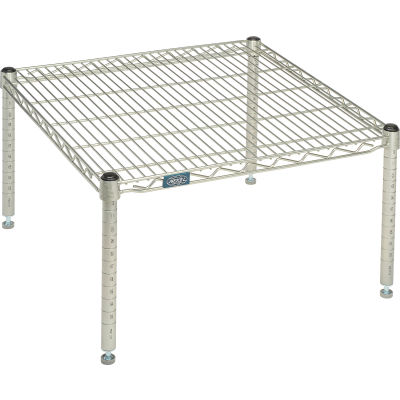 Standard Wire Shelf Platform, Poly-Z-Brite, 24"W x 24"L x 14"H