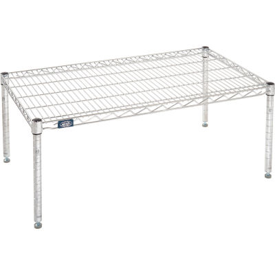 Nexel® Chrome Wire Dunnage Rack - 36"W x 21"D x 14"H