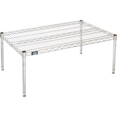 Nexel® Chrome Wire Dunnage Rack - 36"W x 24"D x 14"H