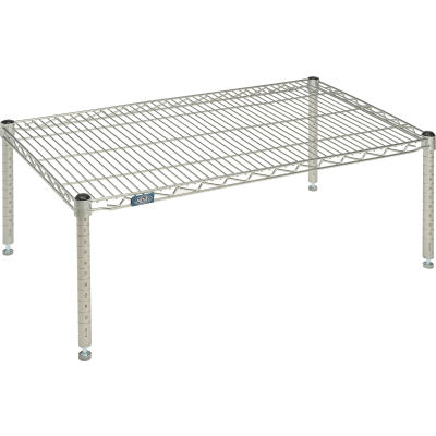 Standard Wire Shelf Platform, Poly-Z-Brite, 21"W x 36"L x 14"H