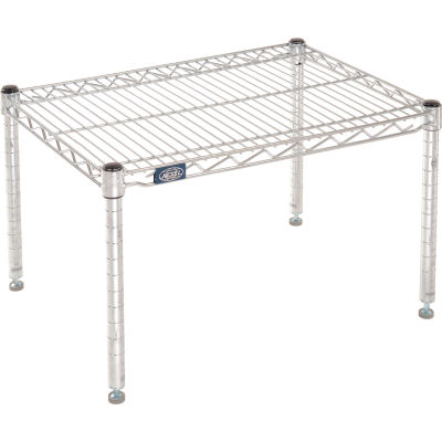 Nexel® Chrome Wire Dunnage Rack - 30"W x 18"D x 14"H