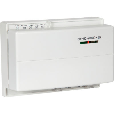 LUX Low Voltage Mechanical Non-Programmable Thermostat PSM400SA - 1 Stage Heat 1 Cool 24 VAC