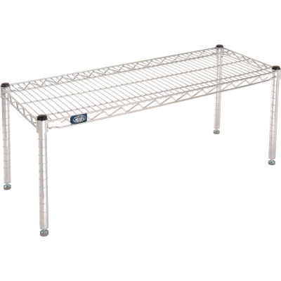 Nexel® Chrome Wire Dunnage Rack - 36"W x 14"D x 14"H
