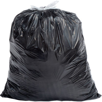 Draw-Tuff® Industrial Drawstring Trash Bags, 32 Gal, Black, 0.8 Mil, 150/Case