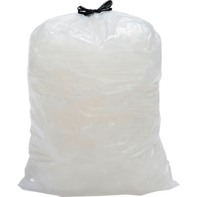 Draw-Tuff® Industrial Drawstring Trash Bags, 23 Gal Slim Jim, Natural, 1.0 Mil, 150/Case