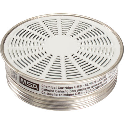MSA Comfo® Respirator Cartridges, Acid Gas, 10/Pack, 464032