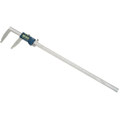 Fowler 54-100-024-1 Xtra-Range 0-24''/600MM Elongated Jaws Stainless Digital Caliper W/ Data Output