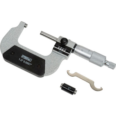 Fowler 52-224-002-1 1-2" Mechanical Outside Micrometer W/ Ratchet Stop Thimble