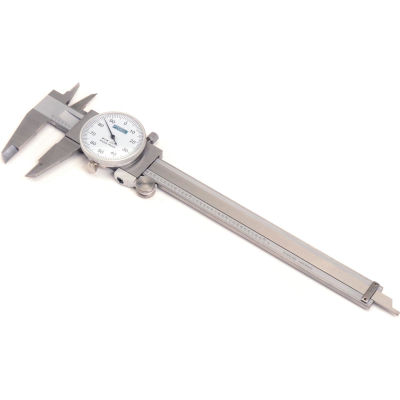 Fowler 52-008-007 0-6" Dial Caliper W/White Dial