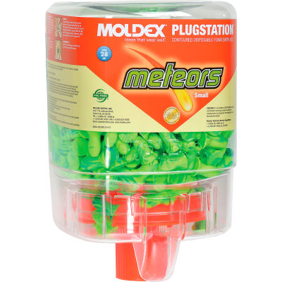 Moldex 6634 Meteors® Earplug PlugStation® Dispenser, Small, NRR 28dB, 250 Pairs/Dispenser