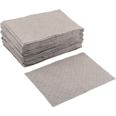 Global Industrial™ Universal Pad, Light Weight, 16" x 20 ", Gray, 100/Pack