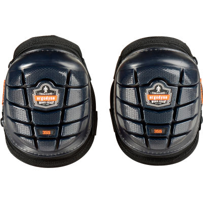 Ergodyne® ProFlex® 355 Injected Gel Knee Pads, Short Cap, Black, 18455