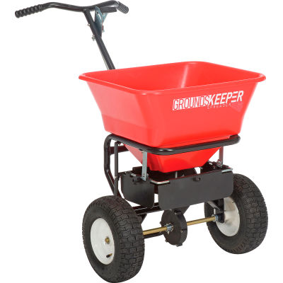Buyers Products Groundskeeper 3042650 Walk Behind Spreader 100 Lb. Capacity