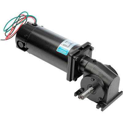 Electric Gear Motors | DC Right-Angle Motors | Leeson M1135043.00, 1/4 ...