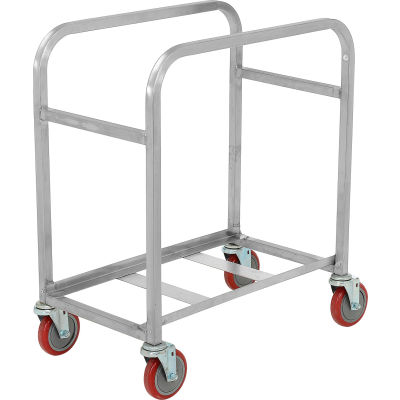 Winholt Mobile Stainless Steel Lug Cart SS-L-2 Capacity 2 Lug, 25"L x 16"W x 33"H, No Lugs