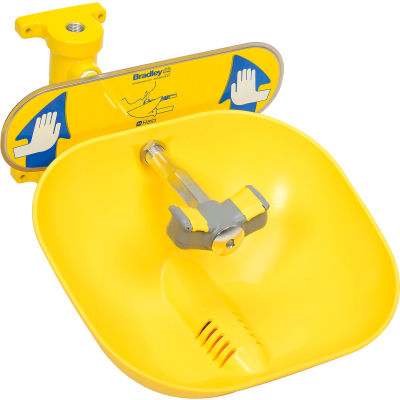 Bradley® Eyewash Station, Plastic Bowl - S19224EW