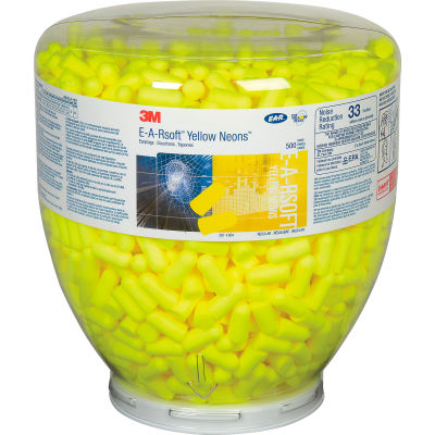 E-A-Rsoft One Touch Uncorded Earplug Dispenser 391-1004, 500-Pair