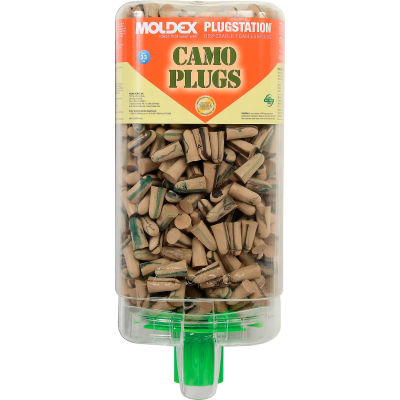 Moldex 6648 Camo Plugs® PlugStation® Earplug Dispensers, 500 Pairs/Dispenser