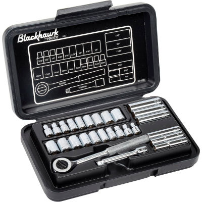 Blackhawk 1427 27 Piece Deep & Standard Socket Sets