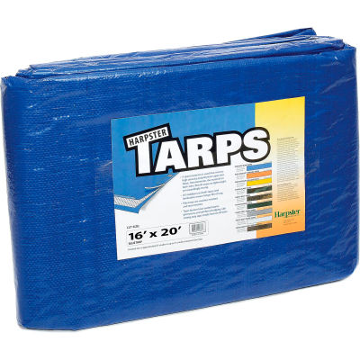 16' x 20' Light Duty 2.9 oz. Tarp, Blue - B16x20