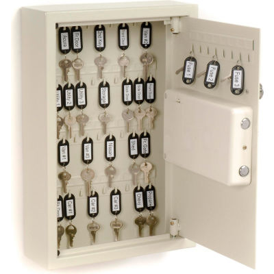MMF STEELMASTER® Electronic 48 Key Safe Cabinet 20101 Sand
