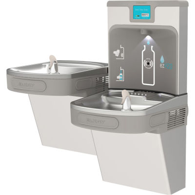 Elkay EZH2O Enhanced Water Bottle Refilling Station, Bi-Level, Filtered, Stainless