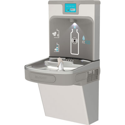 Elkay EZH2O Enhanced Wall Mounted Filtered Water Bottle Refilling Station, Stainless Steel