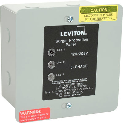 Power Protection | Surge Protection, Hard Wired | Leviton 51120-3 120 ...
