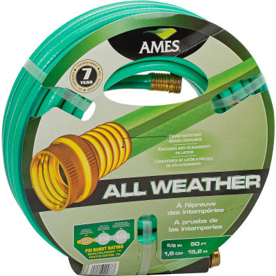 Ames® 4007800A 5/8" X 50' All-Weather PVC Garden Hose