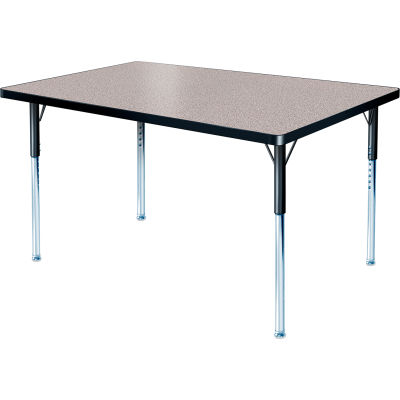 Activity Table - Rectangle - 24" X 36", Standard Adj. Height, Gray Nebula