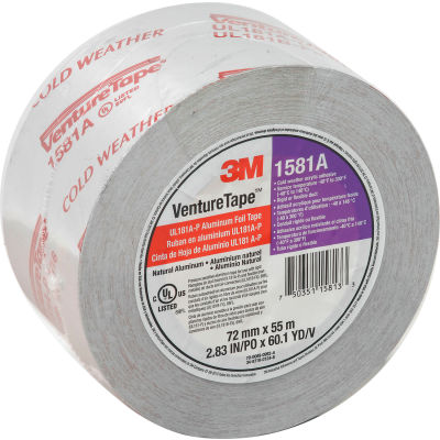 3M™ VentureTape UL181A-P Foil Tape, 3 IN x 60 Yards, 1581-G076