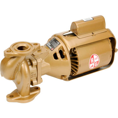 Three-Piece Bronze Series 100 BNFI Circulator Pump 106197LF - 1/12 HP
