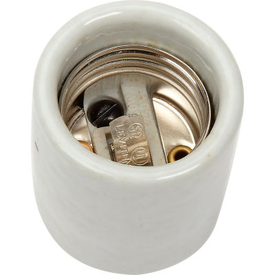 Leviton 10045 Medium Base, One-Piece, Keyless, Incandescent Lampholder