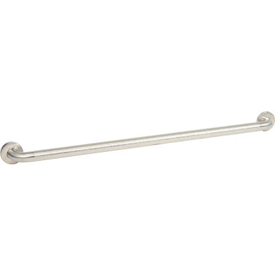 Bobrick® 1-1/2" Dia. Straight Peened Grab Bar 42"W - B6806.99x42