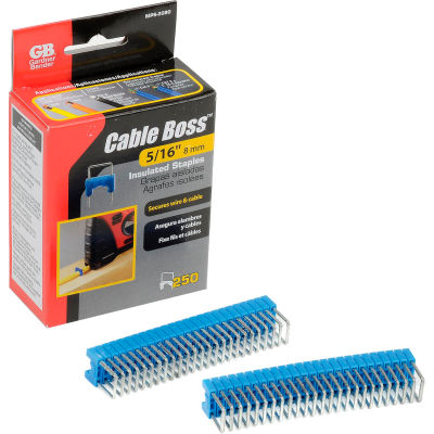 Gardner Bender MPS-2080 Cable Boss® Staples 5/16" Blue - 250 pk.