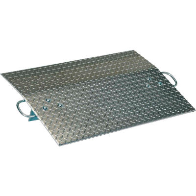 Aluminum Hand Truck Dock Plate A-3624 - 36"W x 24"L - 500 Lb. Cap.
