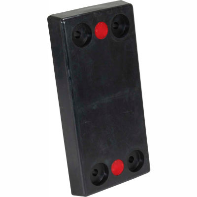 Molded Rubber Bumper B-1224-3 - 24"L x 12"W x 3"H